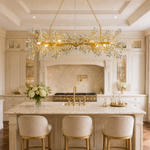 Horse Eye Double-layer Branch Staircase Light - Gold 2300