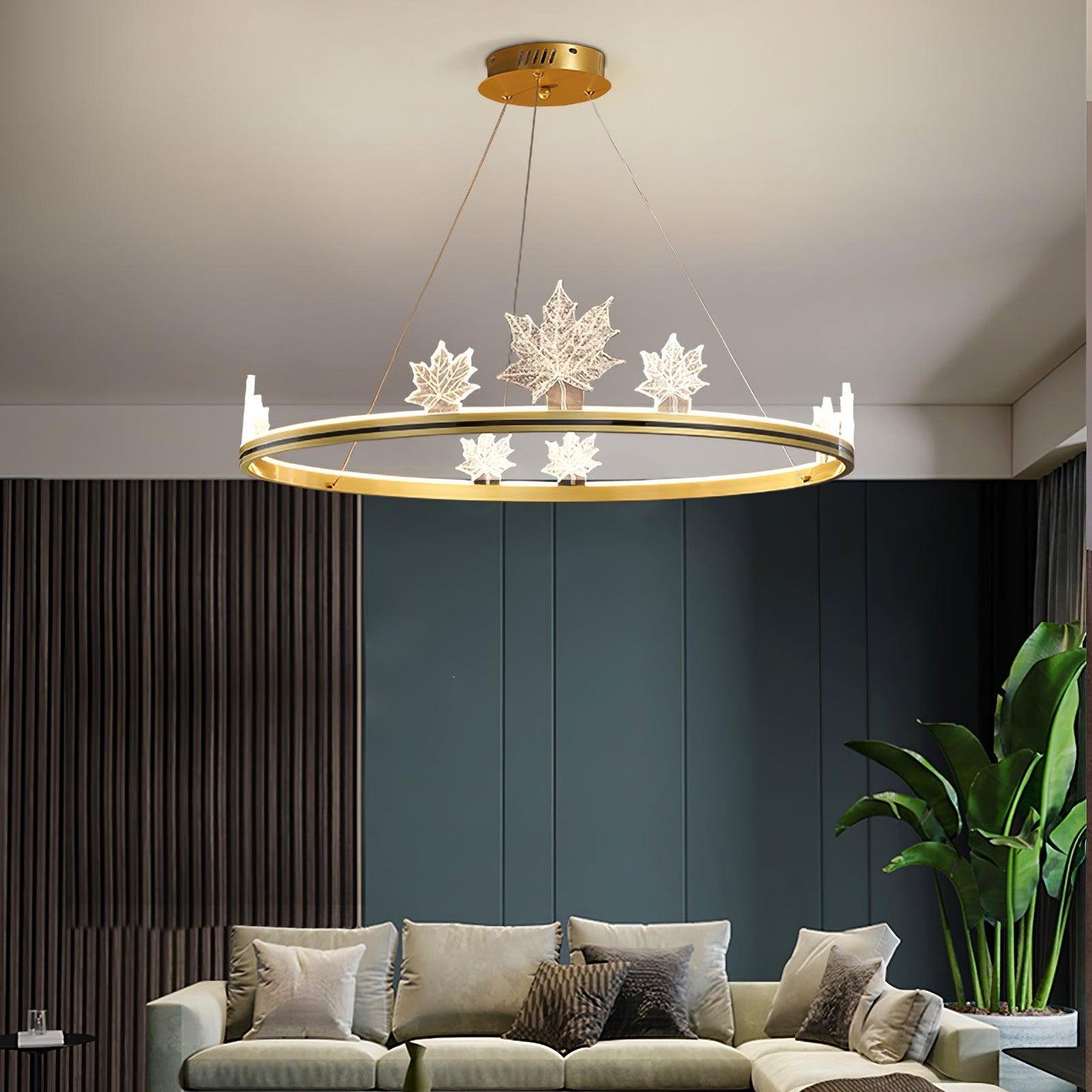 Ion Leaf Chandelier - YIOSI