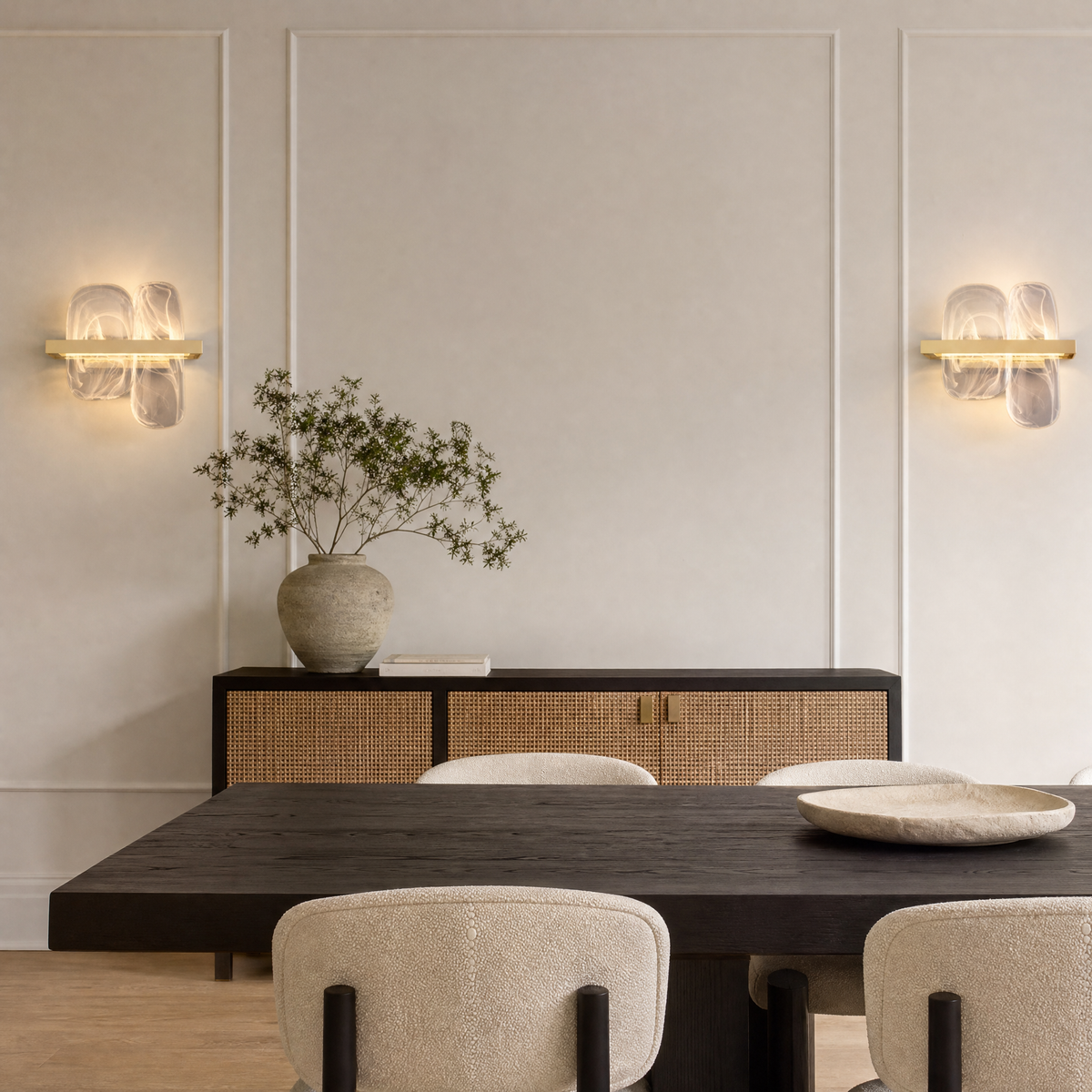 Iris Glass Linear Wall Sconce