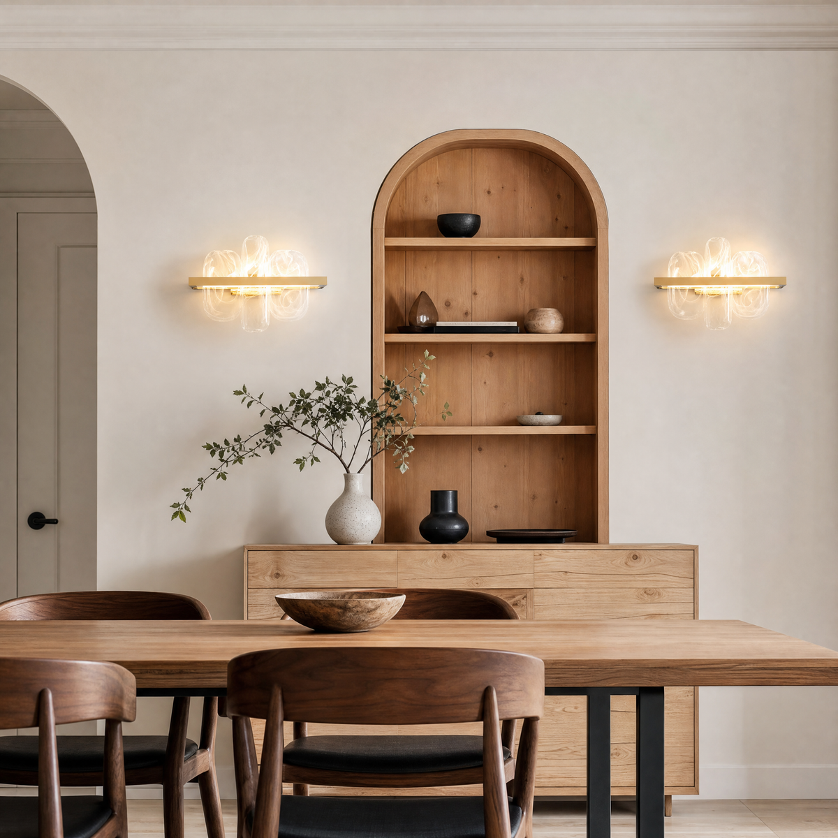 Iris Glass Linear Wall Sconce