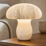 Katya Mushroom Modern Alabaster Table Lamp