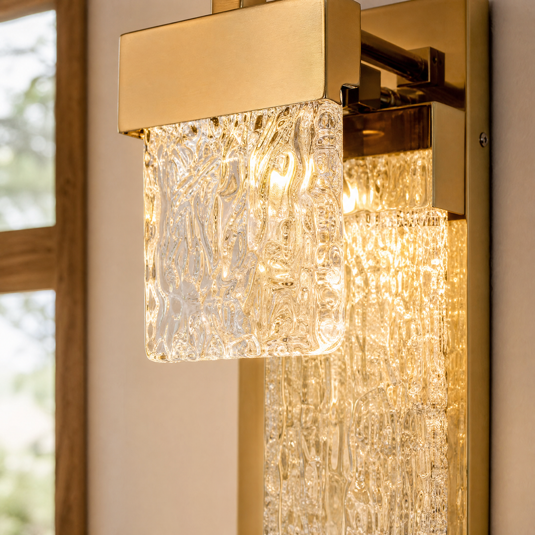 Knox Glass Linear Wall Sconce