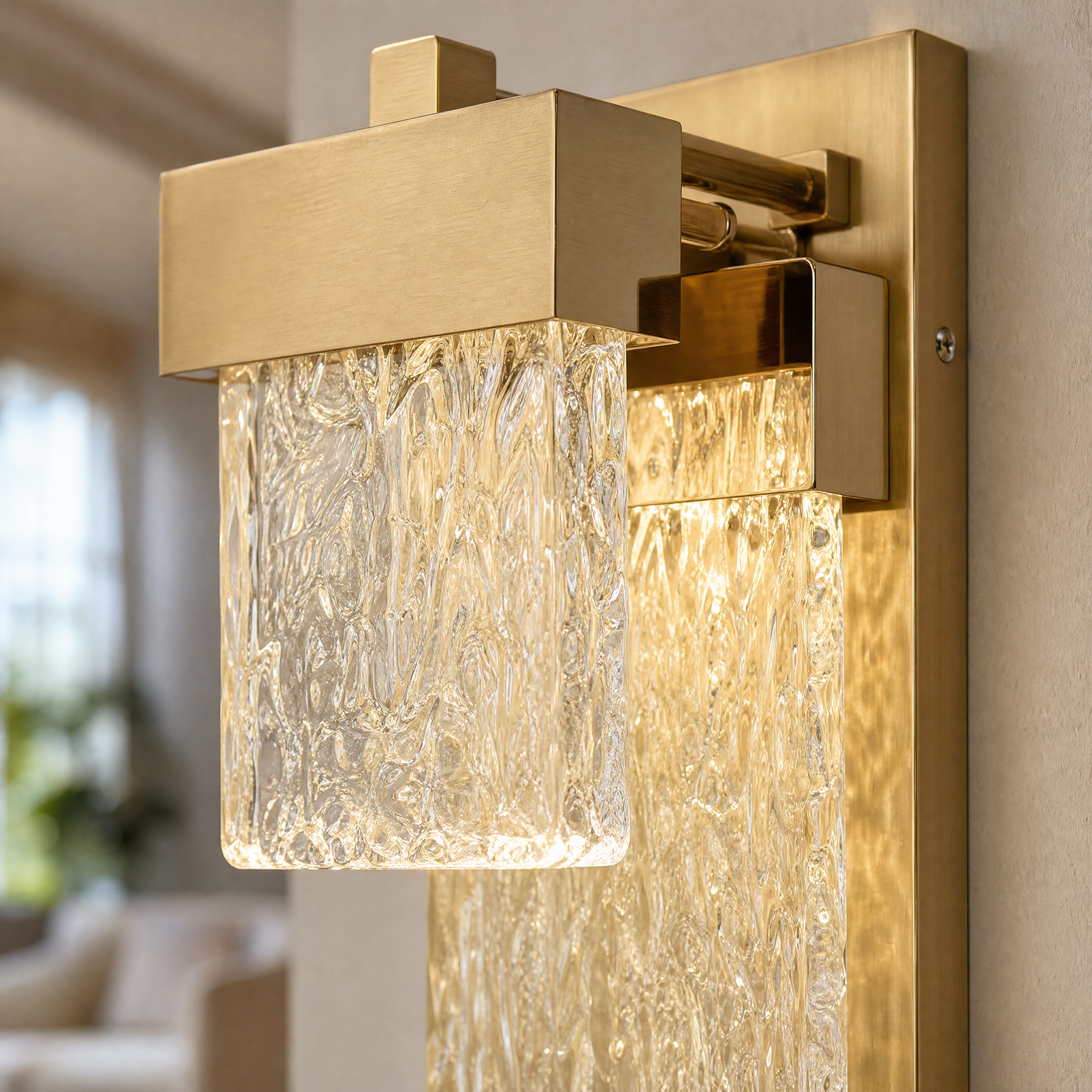Knox Glass Linear Wall Sconce
