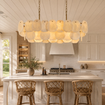 L1060 Marble Stone Block Hanging Lamp - Copper Color