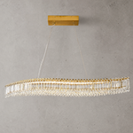 L1150 Teardrop Crystal Pendant Light - Black