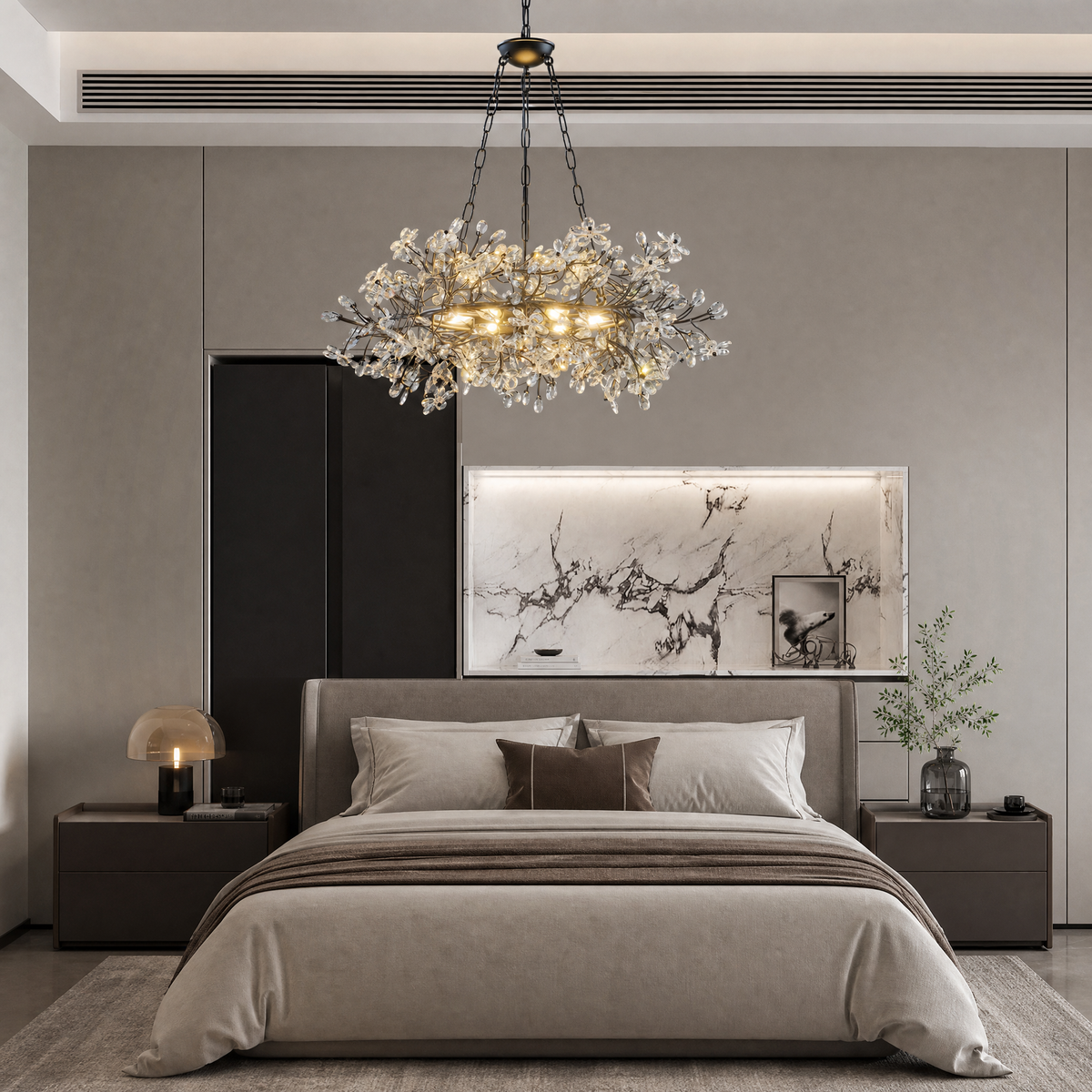 L1200-Marble Lingyu Pendant Light - Black