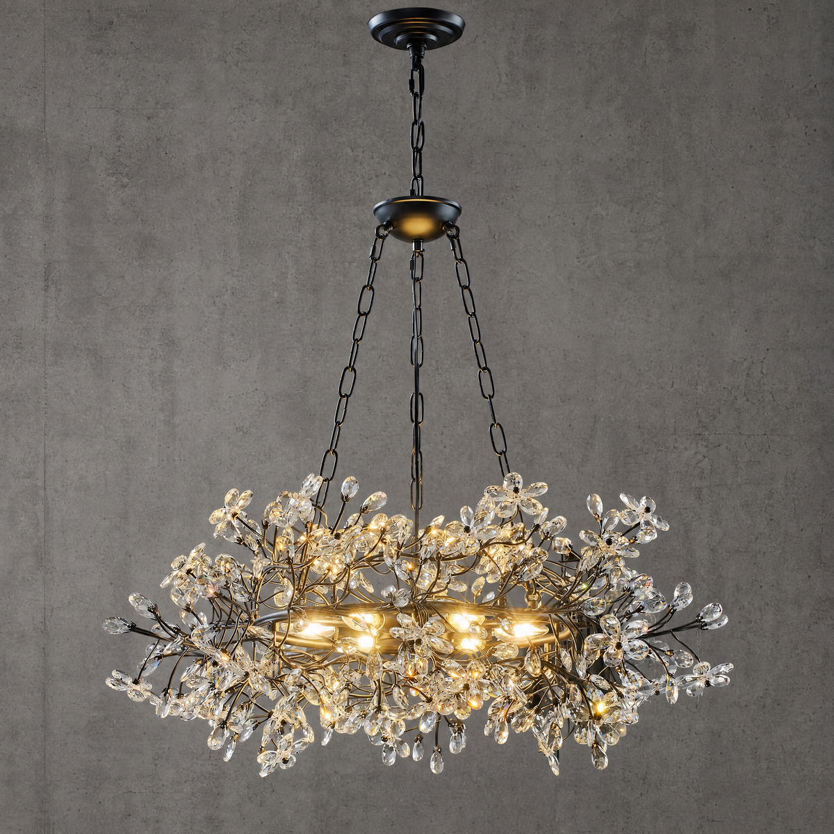 L1200-Marble Lingyu Pendant Light - Black