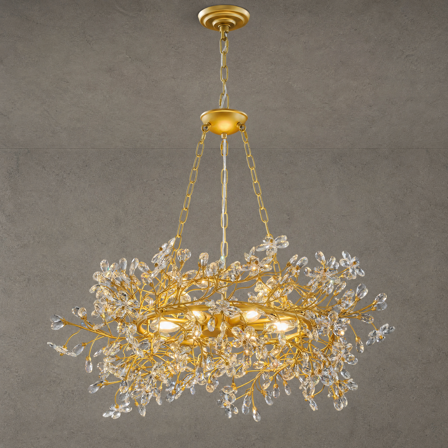 L1200-Marble Lingyu Pendant Light - Copper