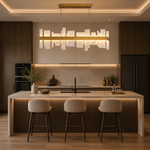 L1200-Marble Tile Pendant Light - Black