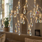 L125 Light Cube Crystal Pendant Light - Stainless Steel Color