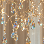 L125 Light Cube Crystal Pendant Light - Stainless Steel Color
