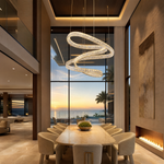 LED Rod Chandelier