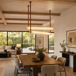 Lacora Modern Alabaster Linear Pendant Light