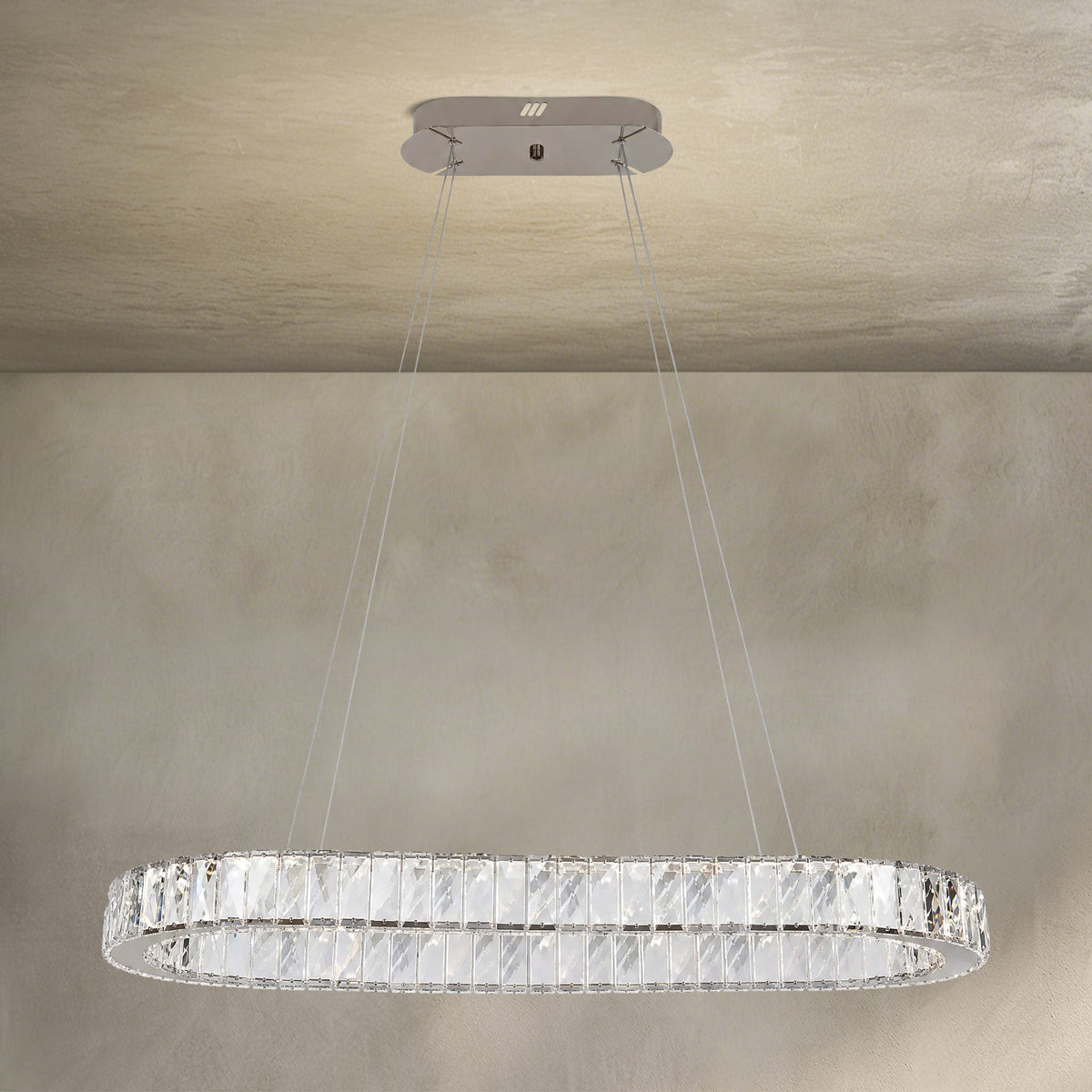 Lacrima Crystal Linear Chandelier