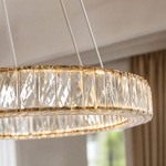 Lacrima Crystal Linear Chandelier