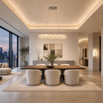 Lacrima Crystal Linear Chandelier