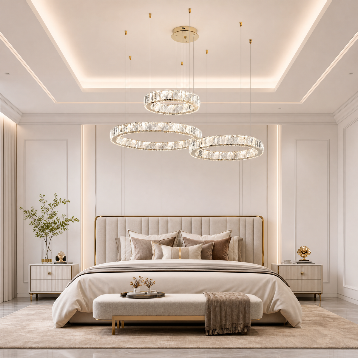 Lacrima Crystal Trio Chandelier