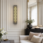 Lantern Box Chinoiserie Lattice Alabaster Wall Sconce