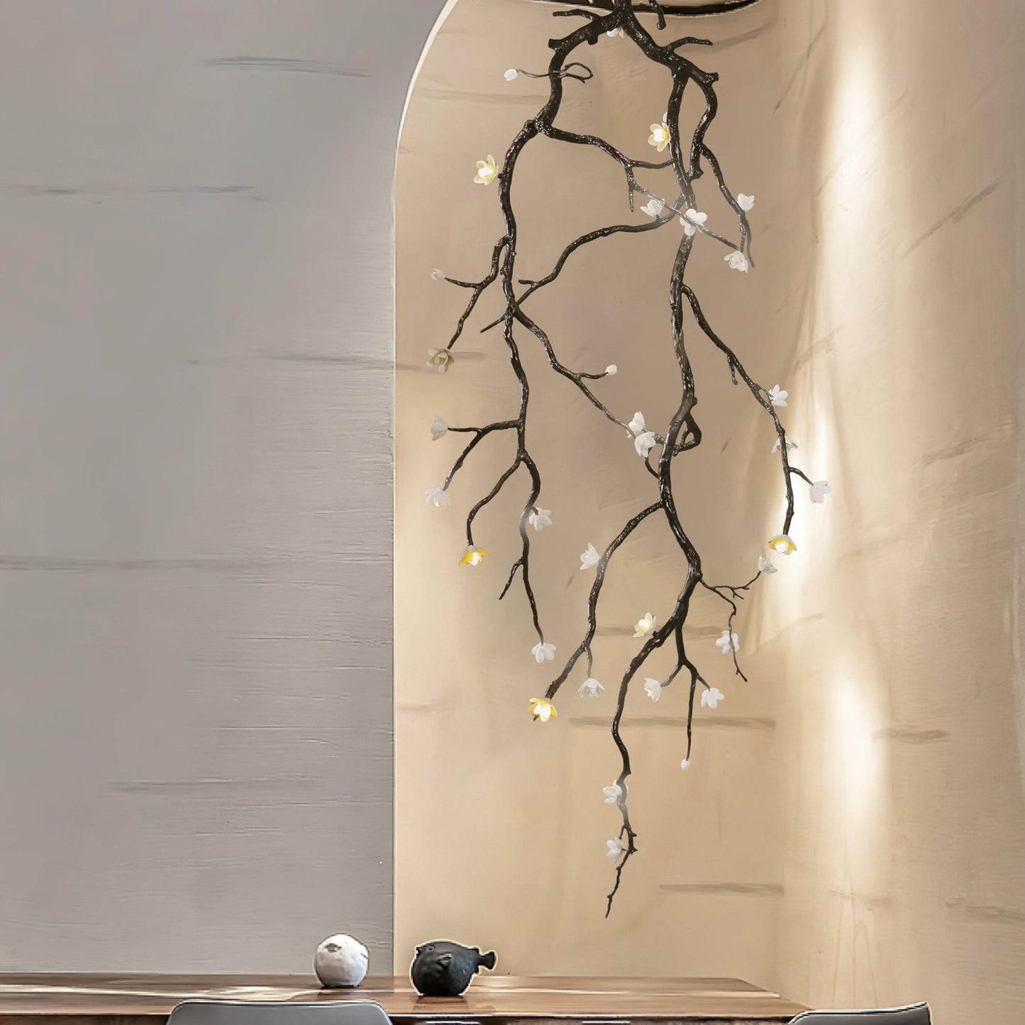 Large Long Branch Flower Chandelier - YIOSI