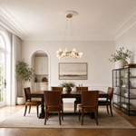 Lauro Ceramic Leaf Chandelier