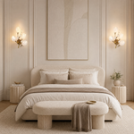 Lauro Ceramic Leaf Wall Sconce