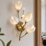 Lauro Ceramic Leaf Wall Sconce