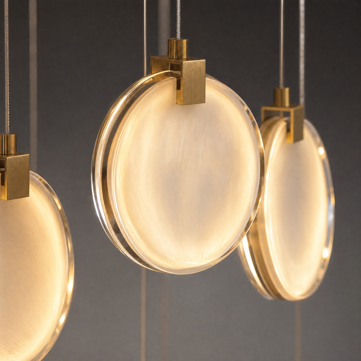 Leaf Cascade Alabaster Pendant Light