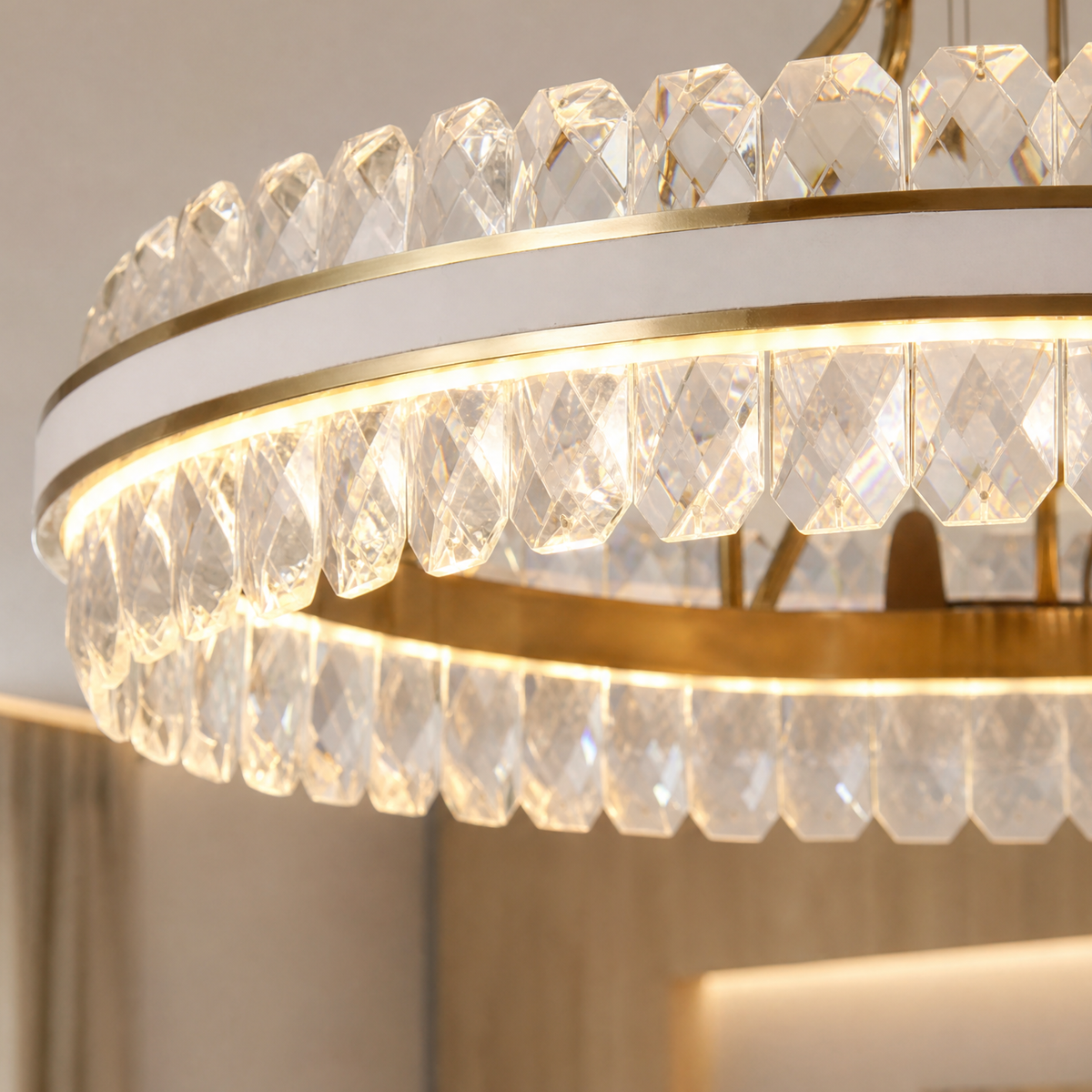 Leather Chandelier