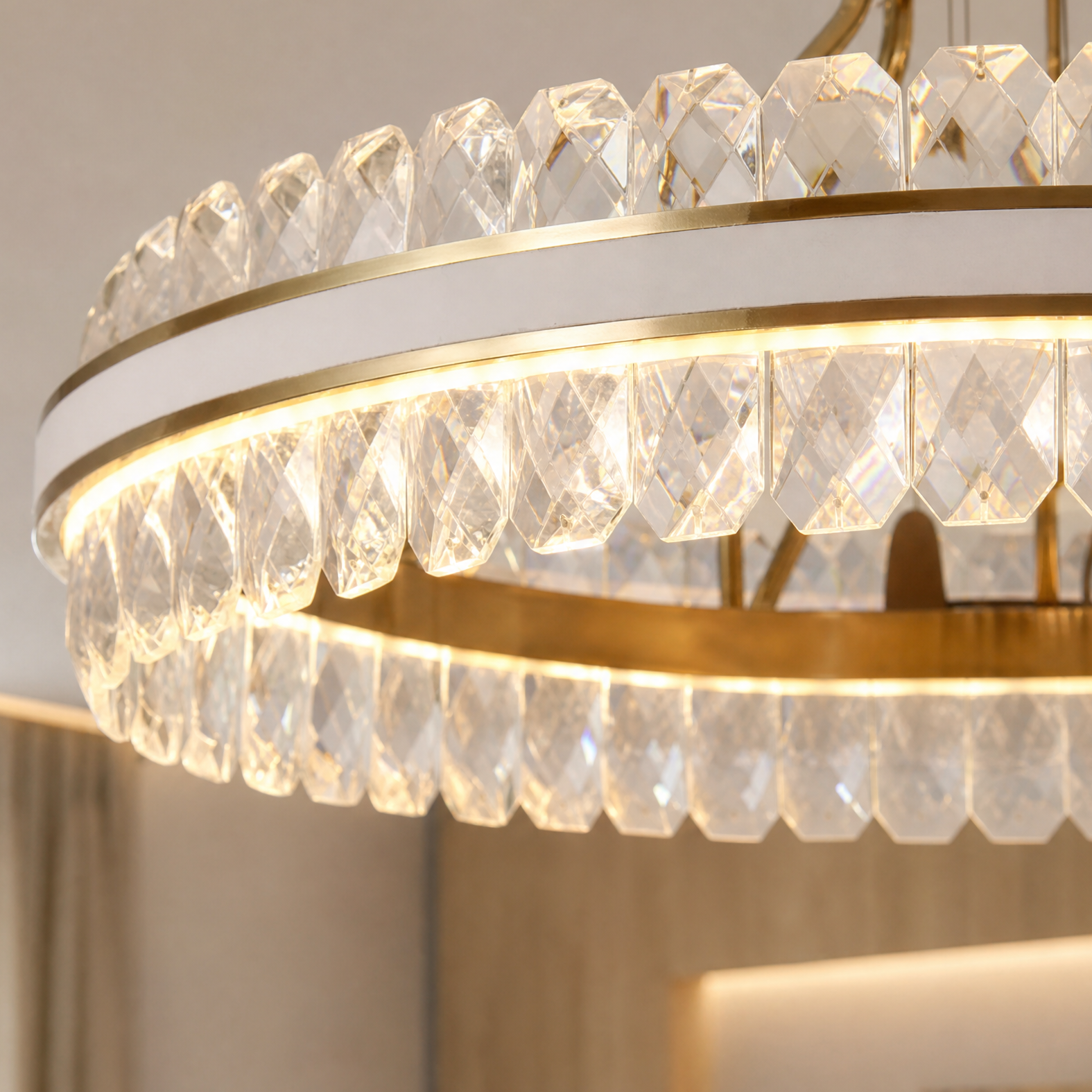 Leather Chandelier