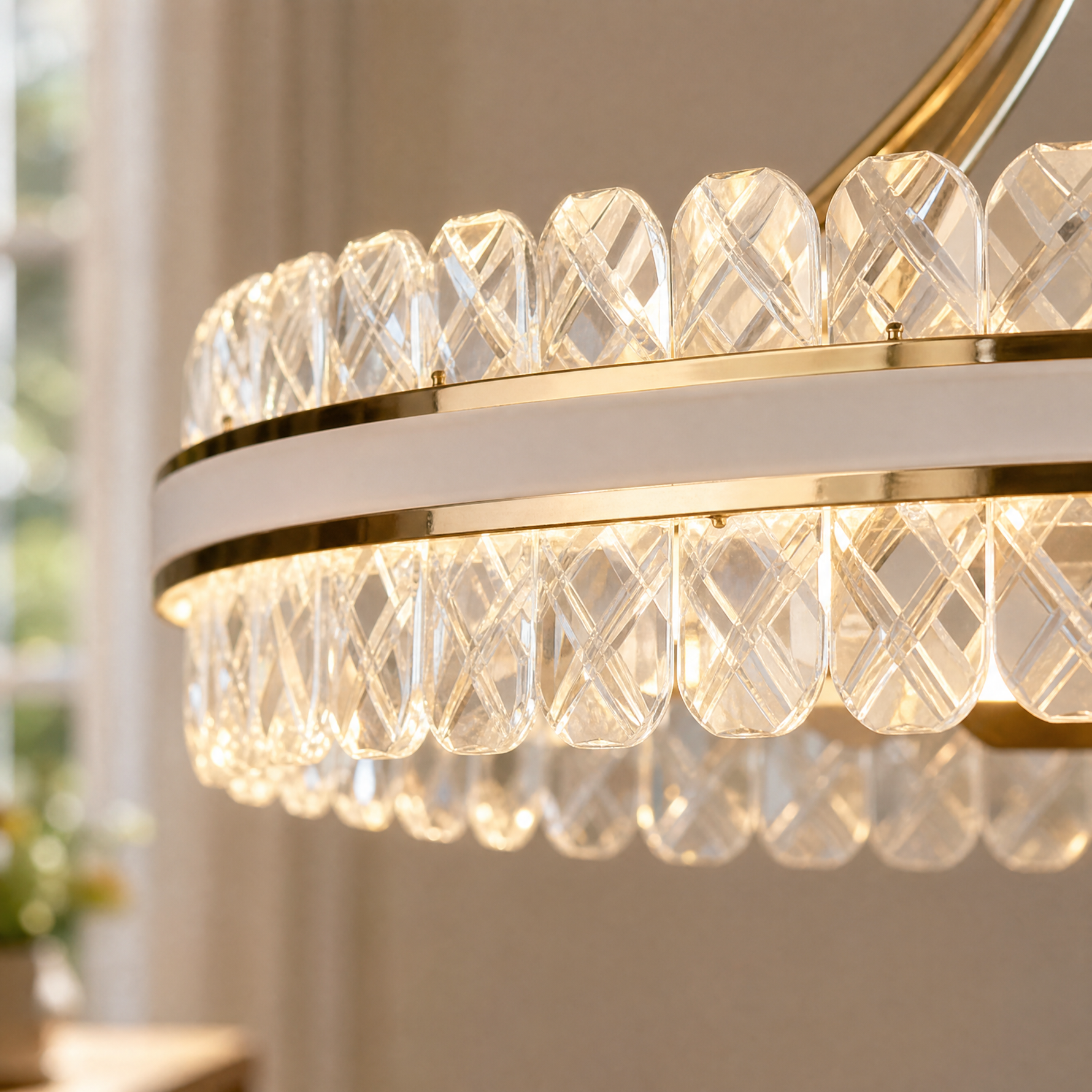 Leather Chandelier
