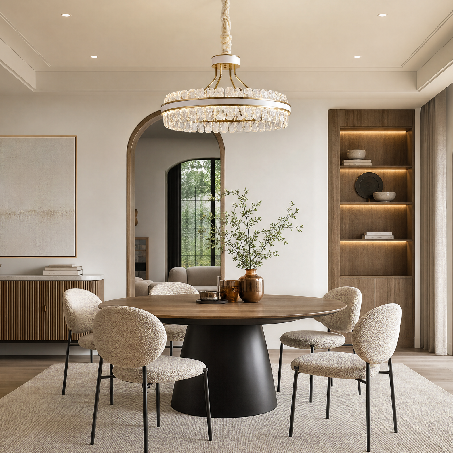 Leather Chandelier