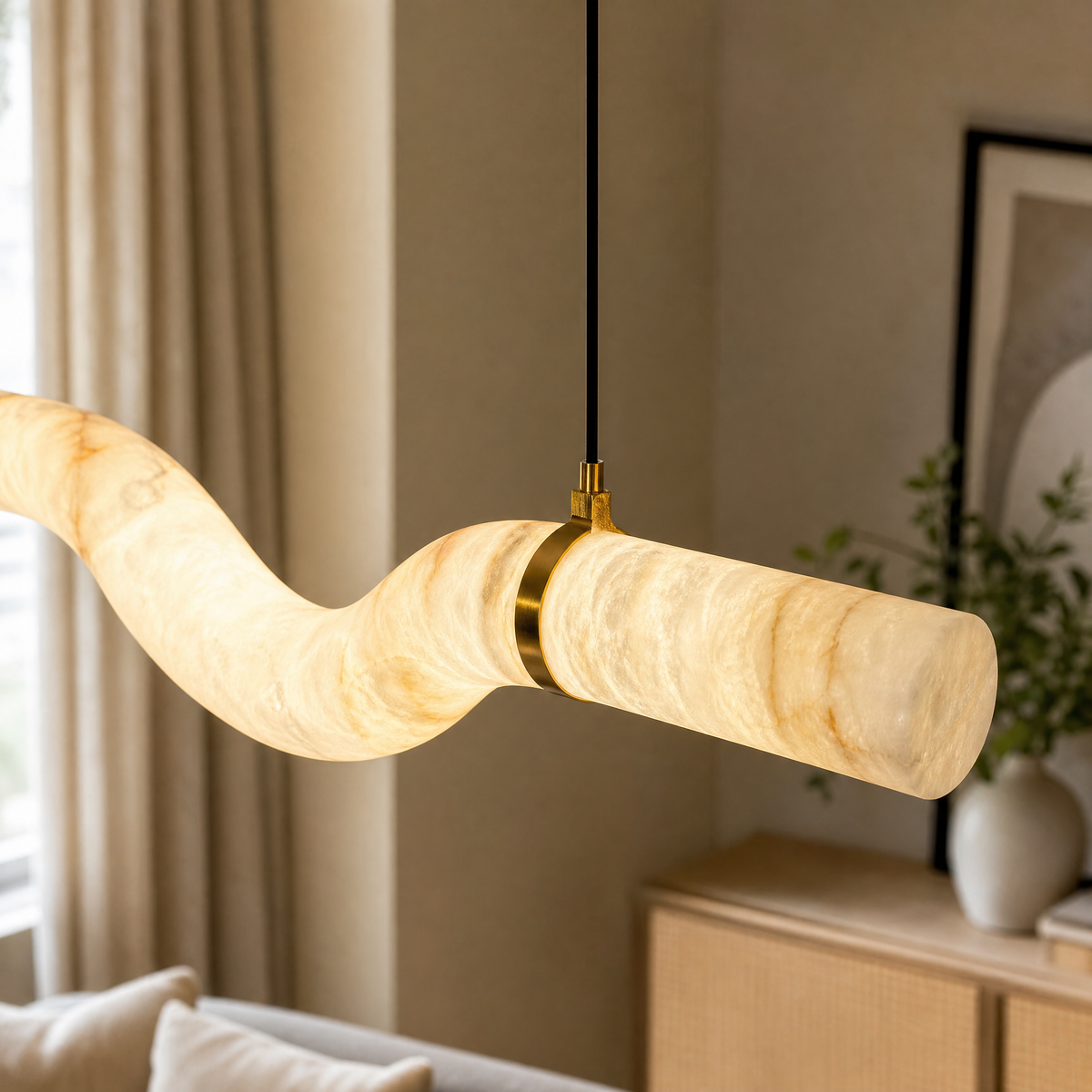 Linea Dining Table Modern Lighting