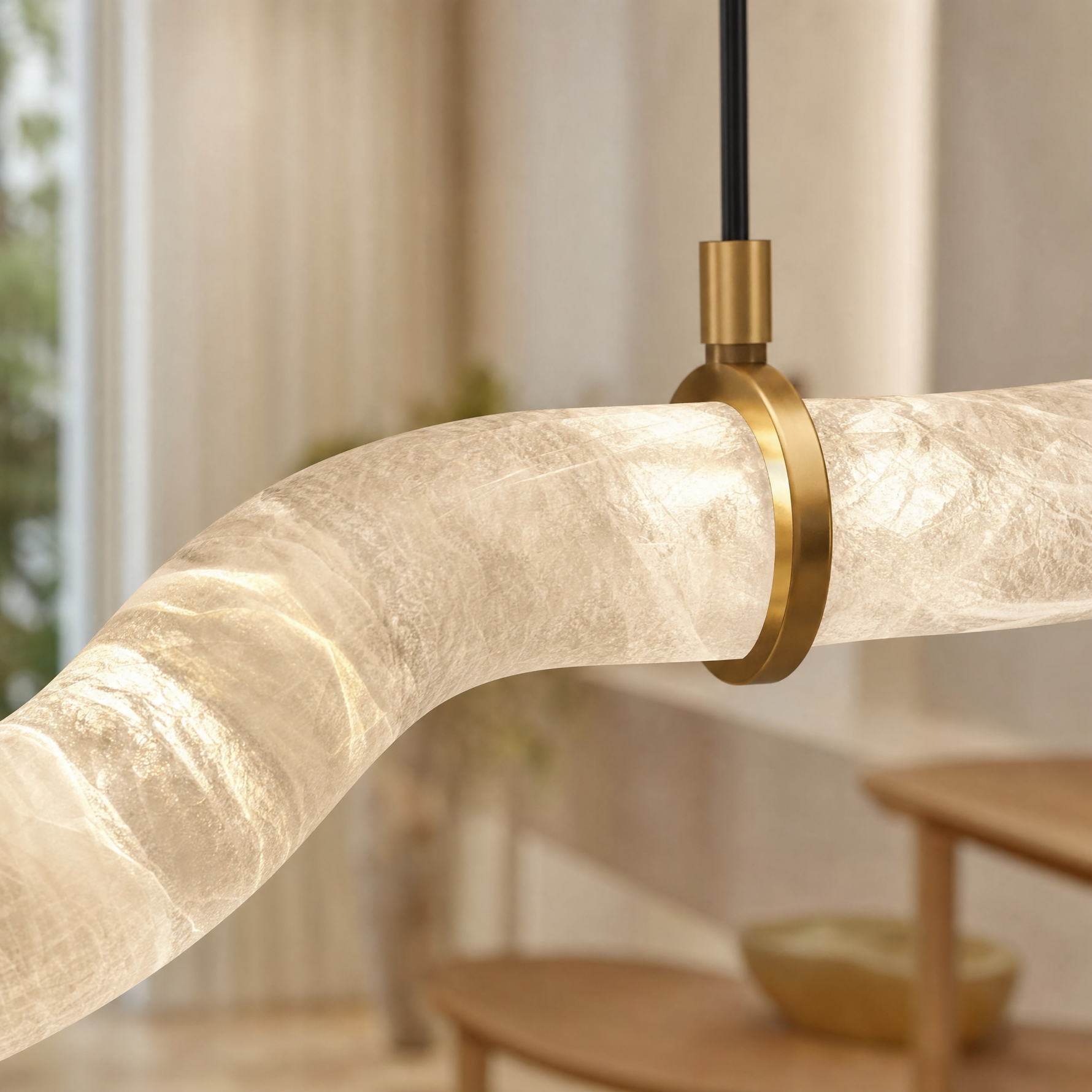 Linea Dining Table Modern Lighting