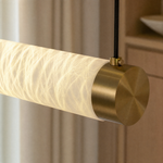 Linea Modern Brass Linear Pendant Light