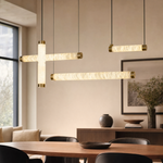 Linea Modern Brass Linear Pendant Light