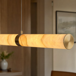 Linea Modern Linear Alabaster Pendant Light