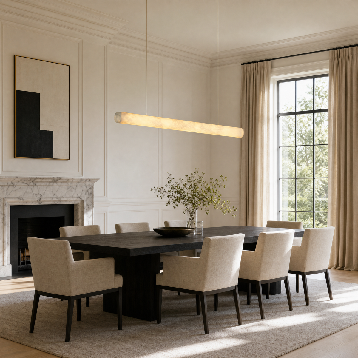 Linear Bar Pendant Light