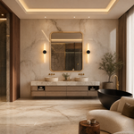 Linear Rod Double Ended Alabaster Wall Sconce