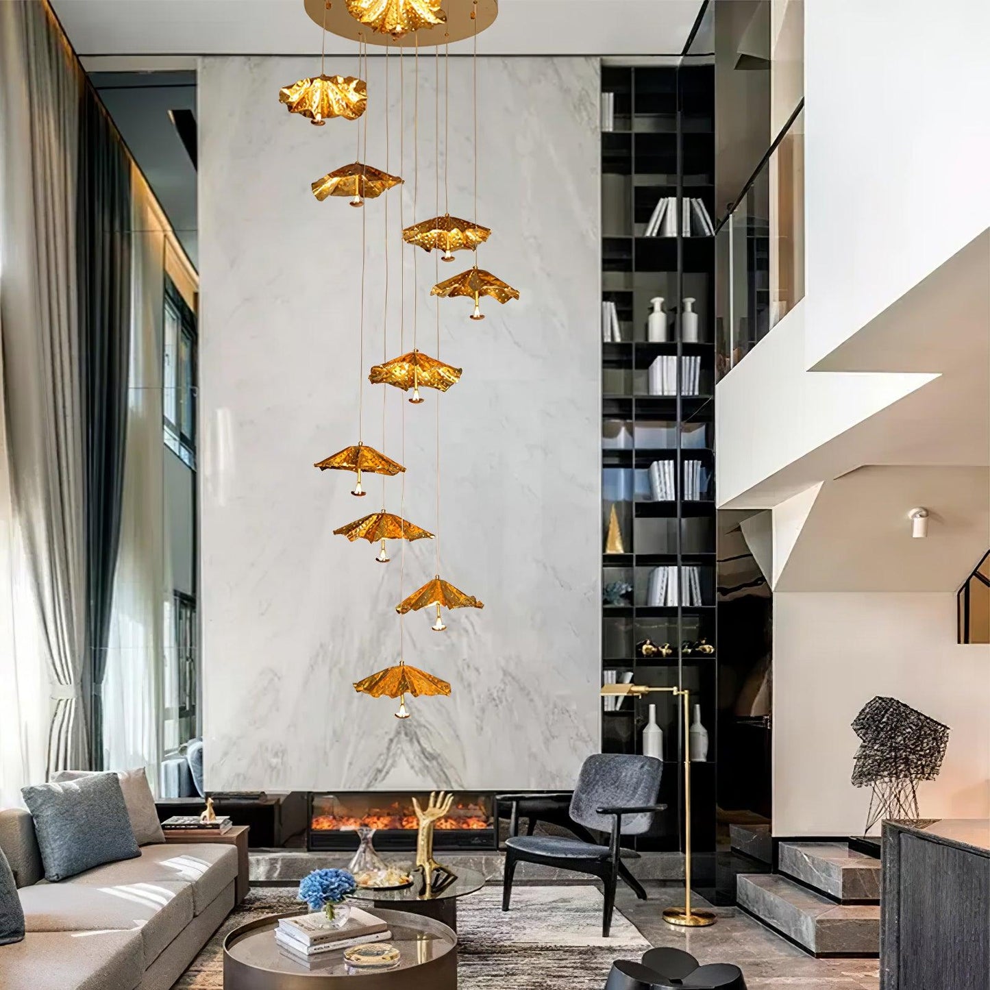 Livra Leaf Chandelier - YIOSI