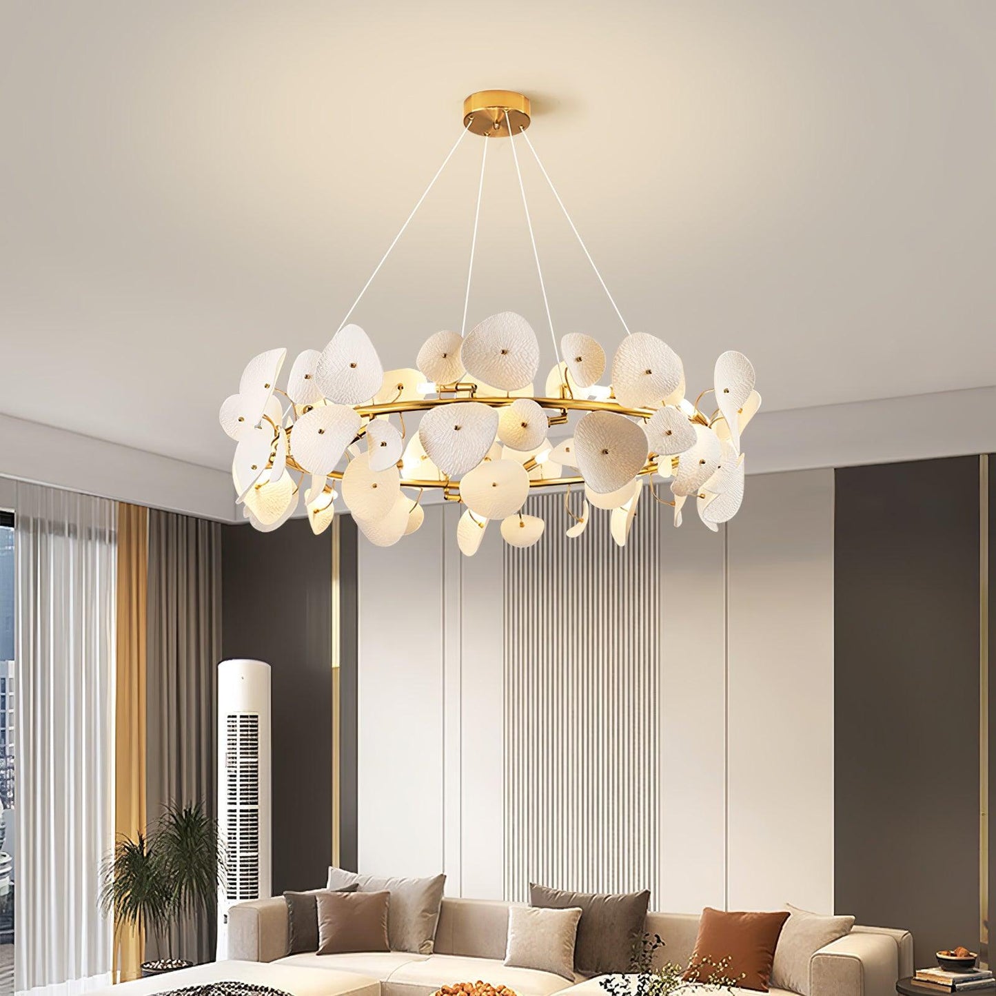 Lotus Petal Chandelier - YIOSI
