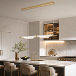 Luce Aurora Glass Linear Chandelier