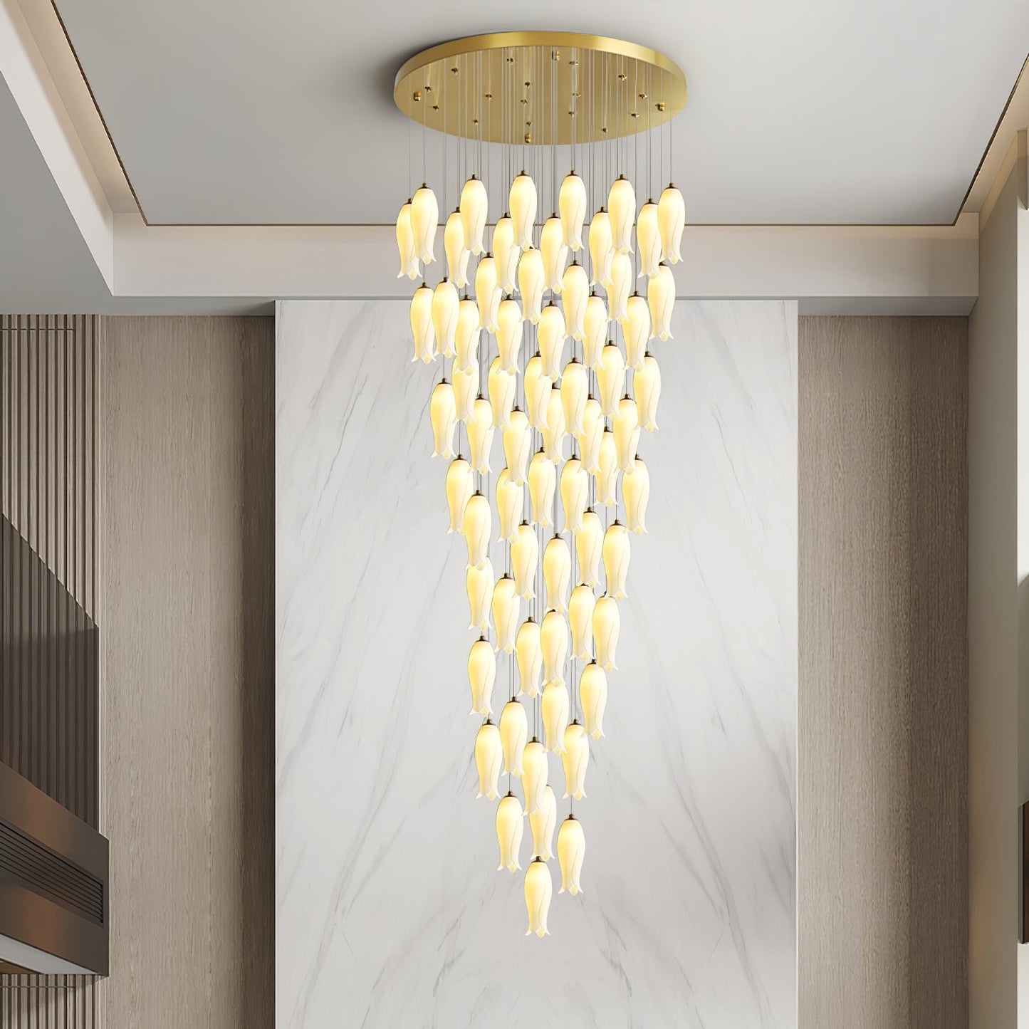 Luma Flora Stairs Chandelier - YIOSI