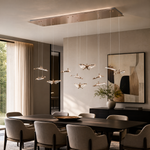 Lume Acrylic Rectangular Chandelier