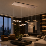 Lume Acrylic Rectangular Chandelier
