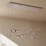 Lume Acrylic Rectangular Chandelier