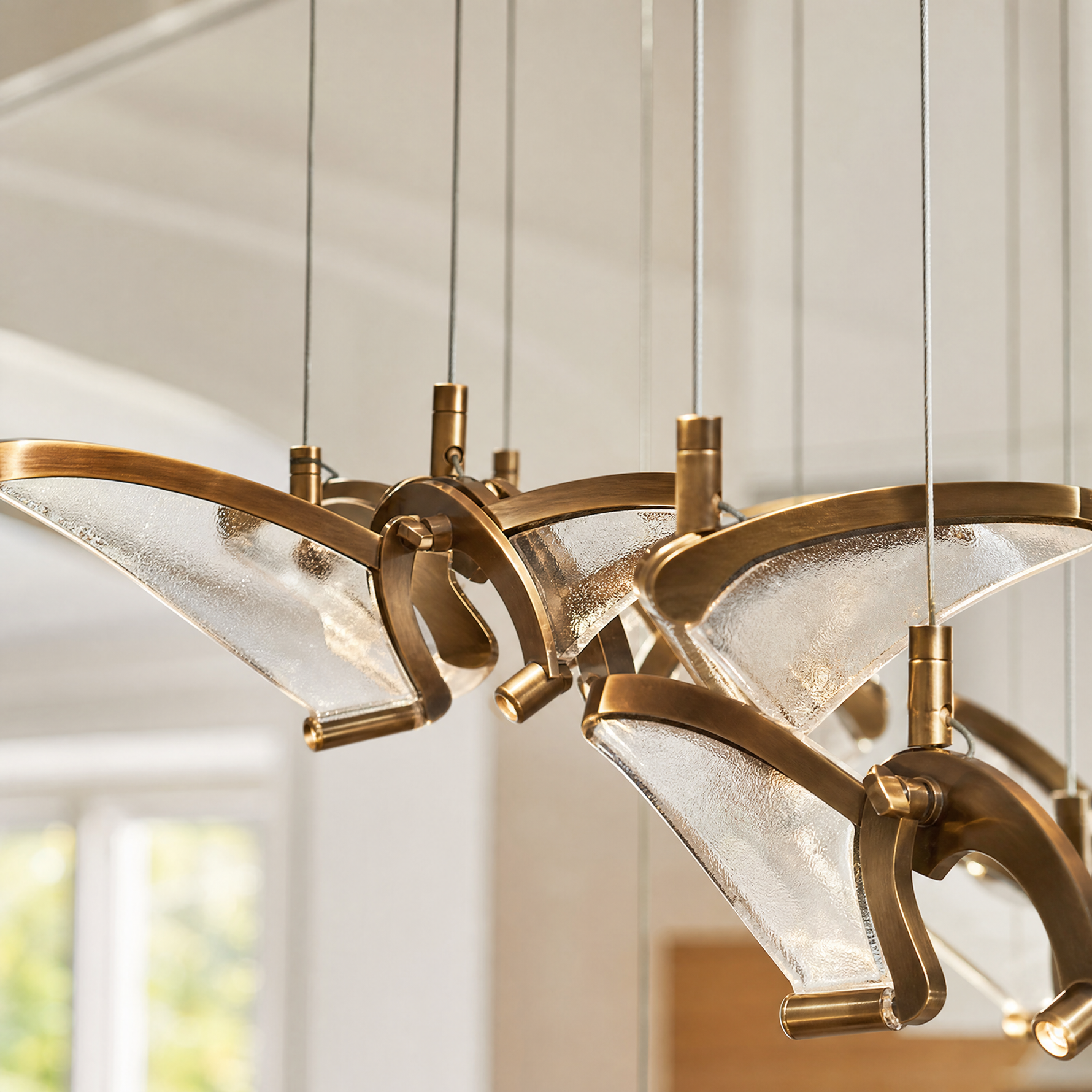 Lume Acrylic Rectangular Chandelier