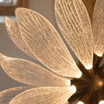 LumiBloom Crystal Flower Chandelier