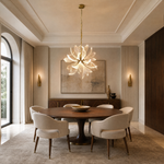 LumiBloom Crystal Flower Chandelier