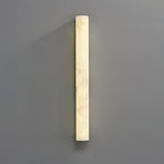 Luminara Handcrafted Alabaster Wall Sconce Warm LED Light