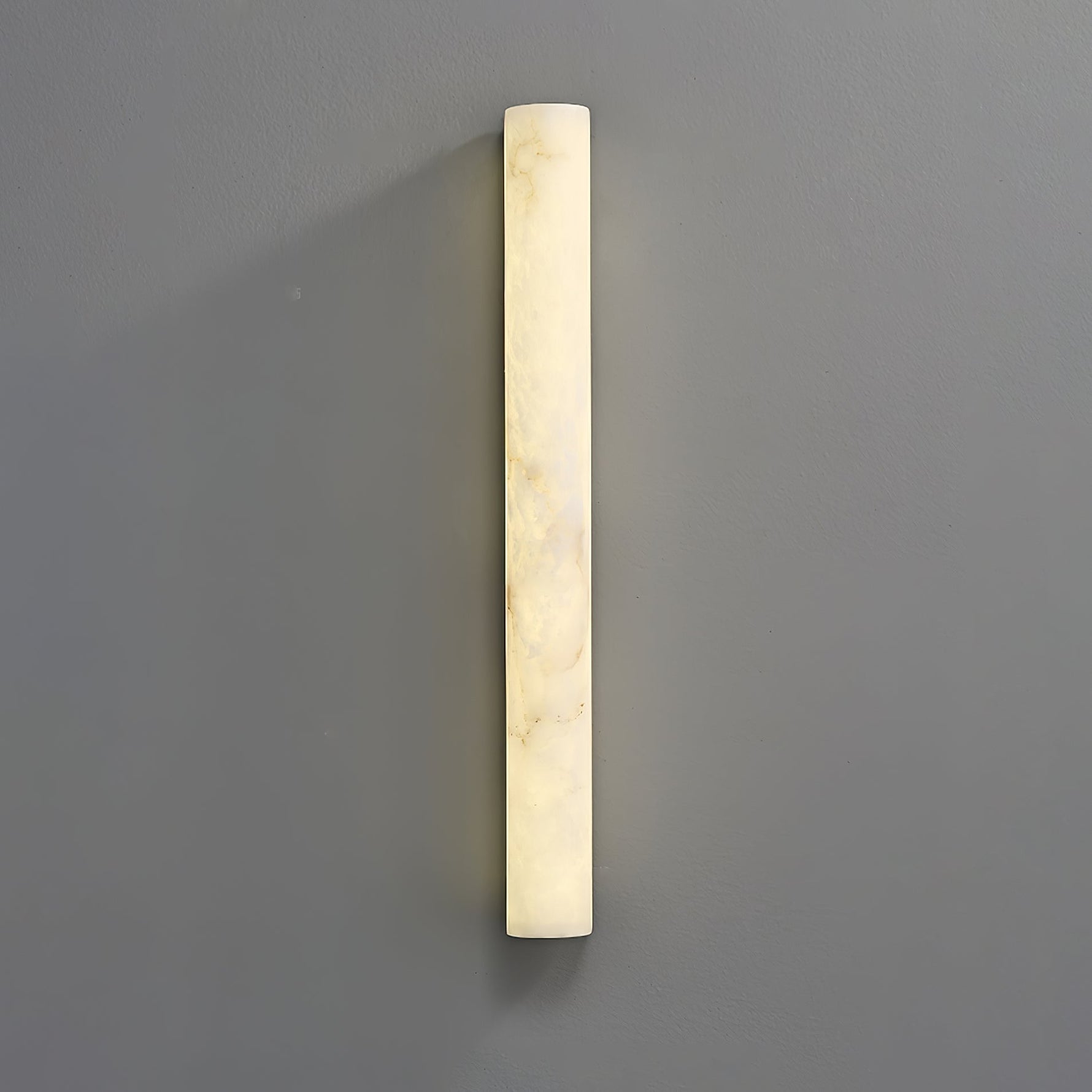 Luminara Handcrafted Alabaster Wall Sconce Warm LED Light